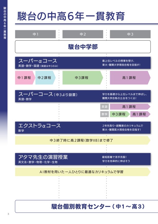 駿台中学部 大学受験コース2021 関東版